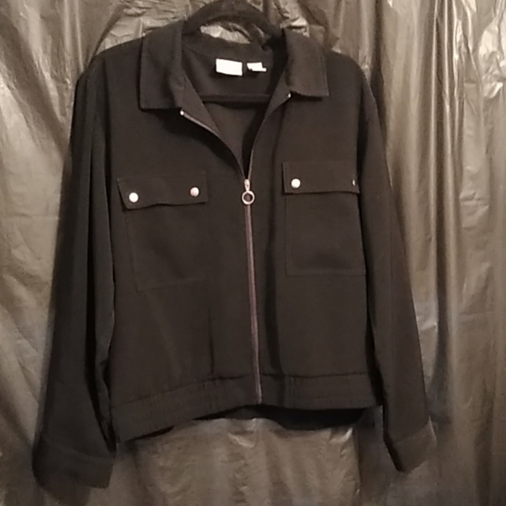 Chico's black jacket  size 3